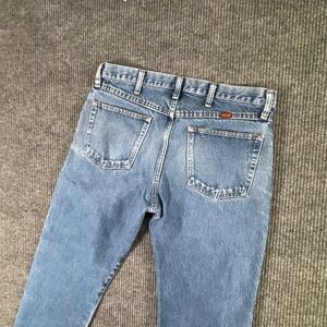 Rustler‎ by Wrangler Jeans Mens 34x29 Light Wash Straight Leg Workwear Denim